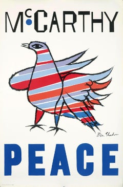 Vintage Ben Shahn McCarthy Peace