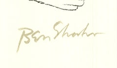 Ben Shahn "De luz, blancas durmientes en cama de niño