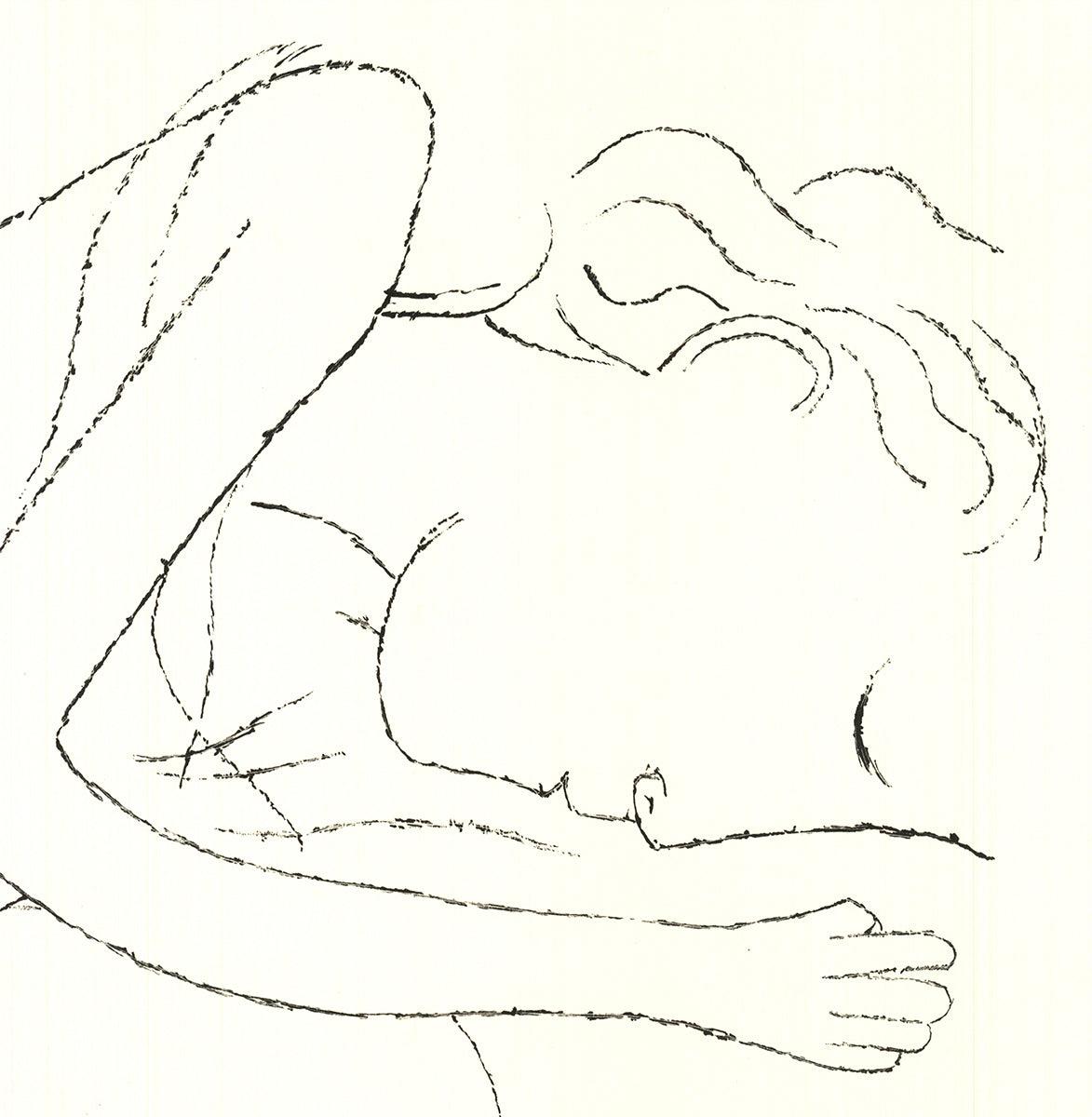 Ben Shahn 'Vom Licht, weiße schlafende Frauen im Kinderbett im Angebot 3