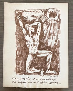 Ben Shahn Original Lithograph From Portfolio - Levana & Our Ladies Of Sorrow