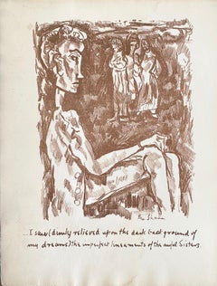 Ben Shahn Original Lithograph From Portfolio - Levana & Our Ladies Of Sorrow