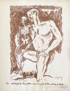 Ben Shahn Original Lithograph From Portfolio - Levana & Our Ladies Of Sorrow