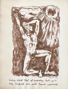 Ben Shahn Original Lithograph From Portfolio - Levana & Our Ladies Of Sorrow