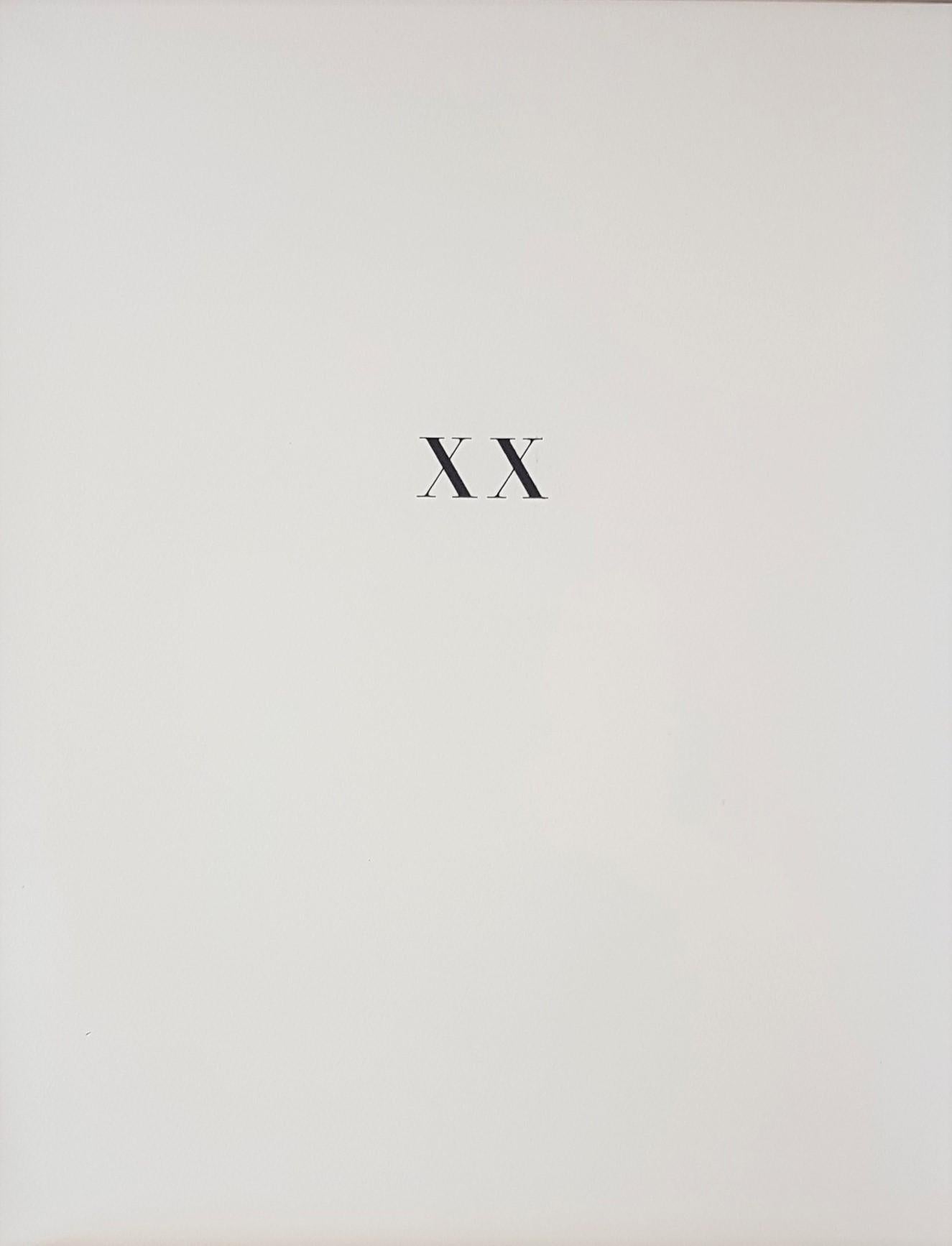 Beside the dying - For the Sake of A Single Verse by Rilke - Modern Print by Ben Shahn