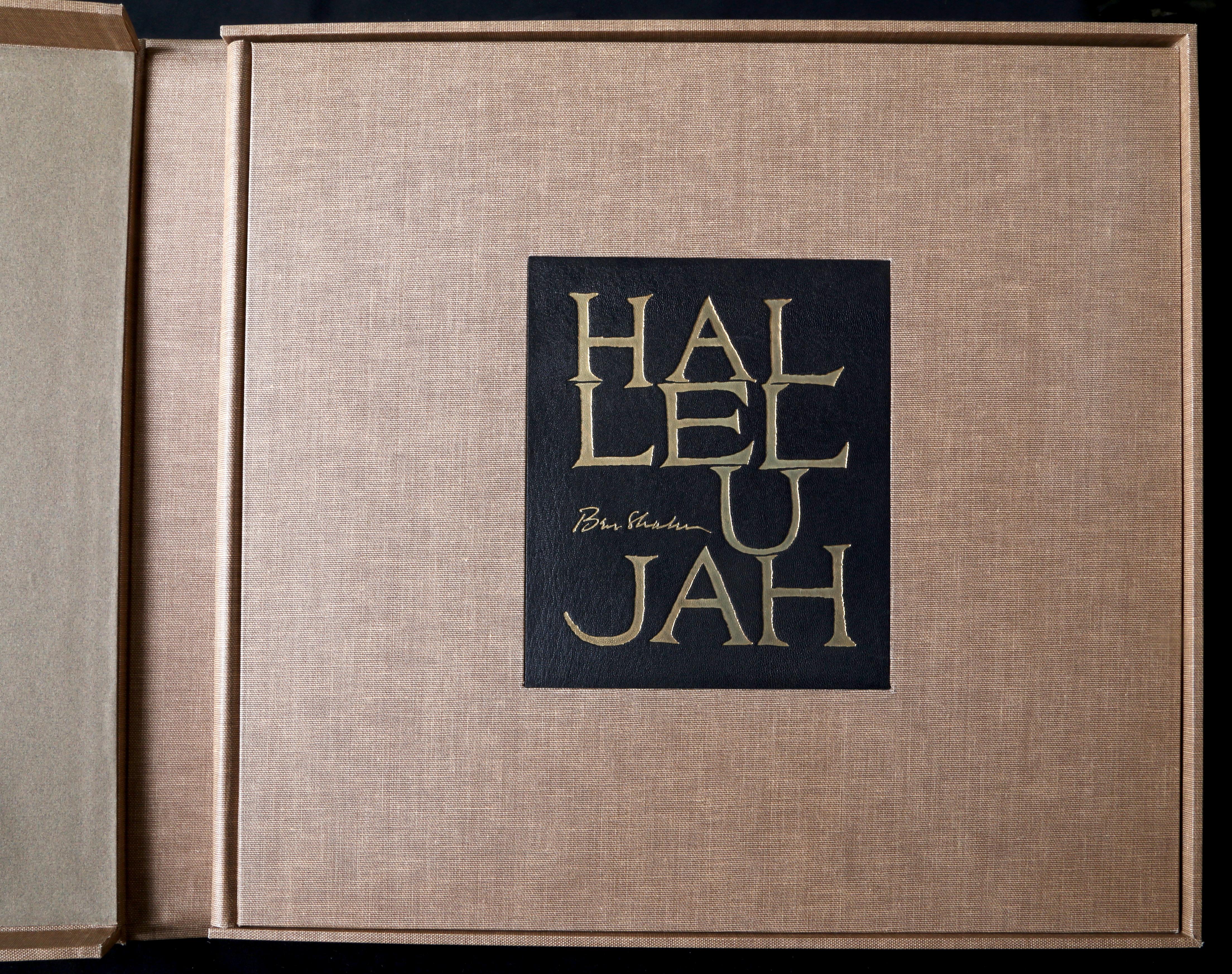 Halleluja Portfolio by Ben Shahn, 24 Lithographs in Portfolio Case