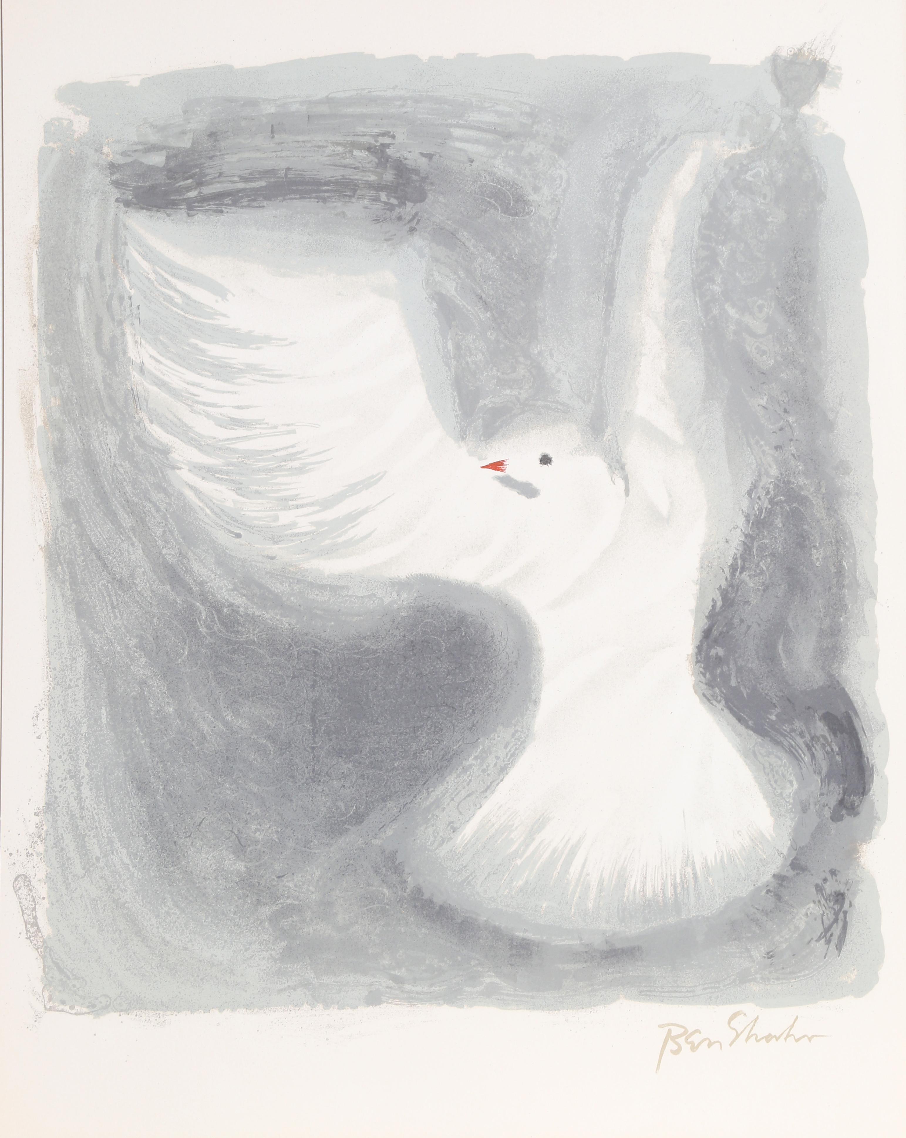 Artistics : Ben Shahn, Américain (1898 - 1969)
Titre : How the Birds Fly from the Rilke Portfolio (Comment les oiseaux volent)
Année : 1968
Support : Lithographie sur Arches, signature imprimée (telle qu'émise)
Edition : 750
Taille de l'image : 18 x