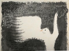 I+I penso continuamente a quelli... da 9 disegni, litografia moderna di Ben Shahn