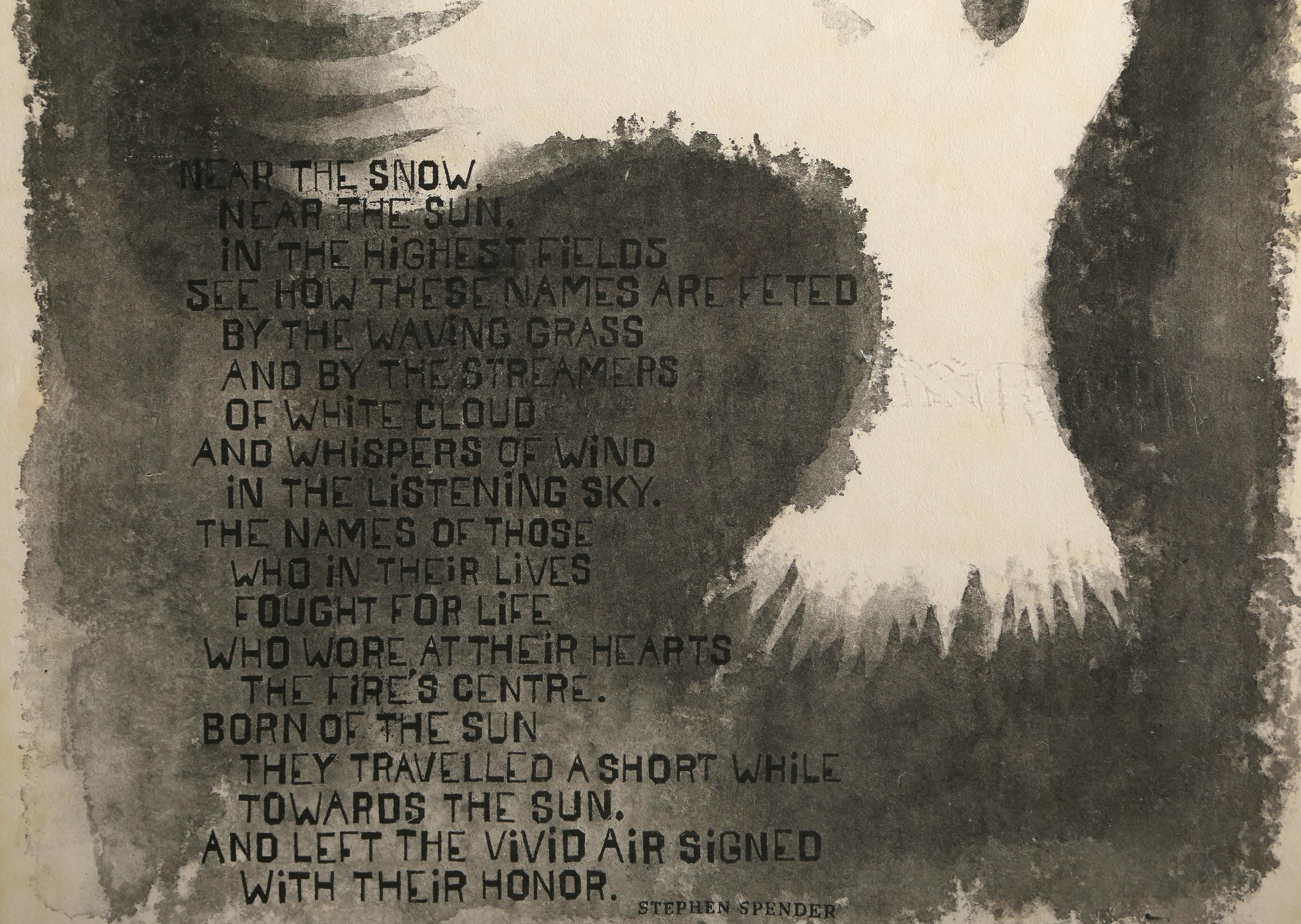 Je pense continuellement à ces... de 9 dessins, lithographie moderne de Ben Shahn en vente 2