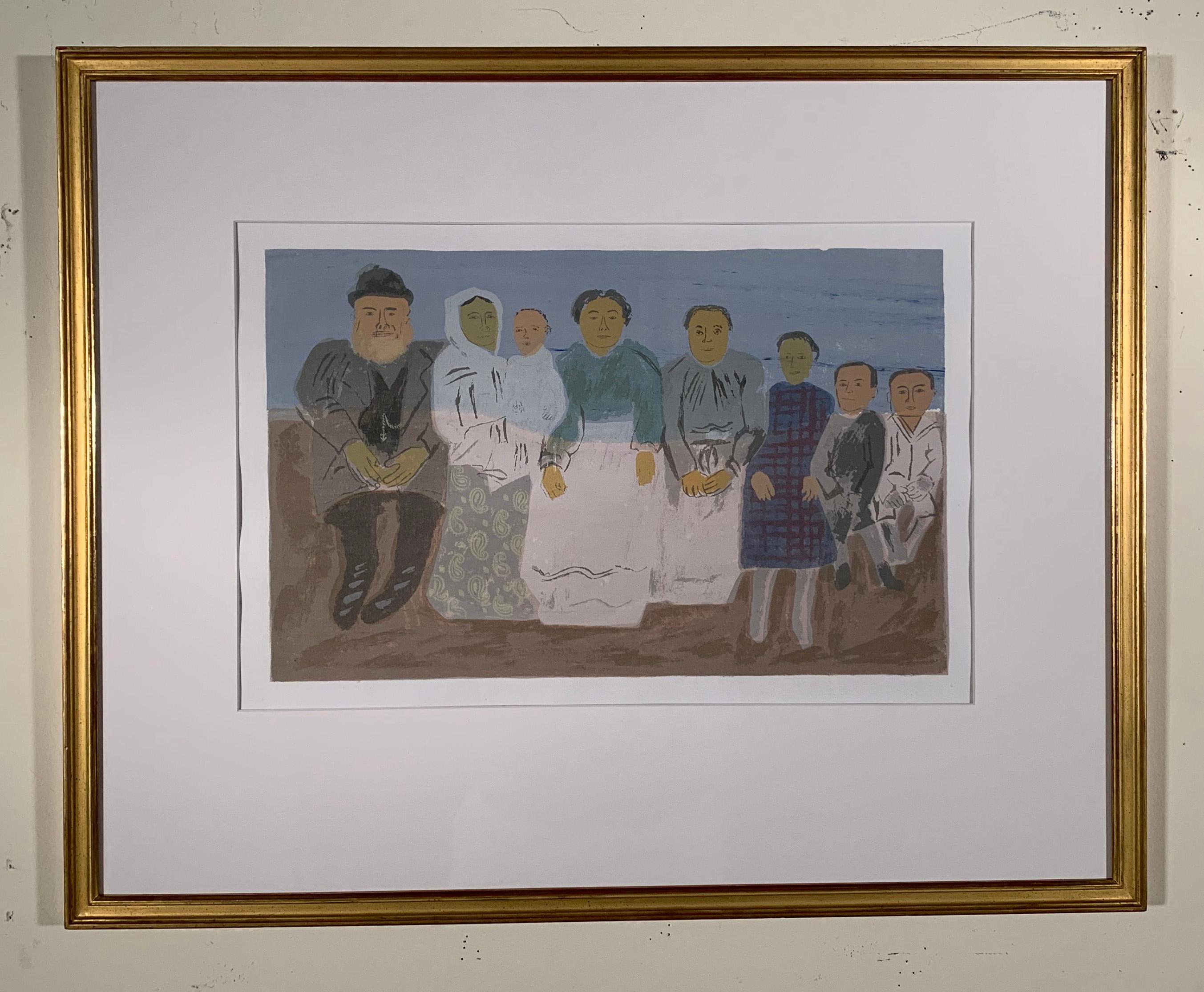 IMMIGRANT FAMILY - Print by Ben Shahn