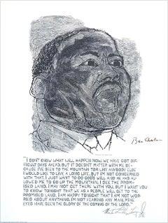 MARTIN LUTHER KING JR. I Have A Dream, Black Portrait Head Civil Rights Activist