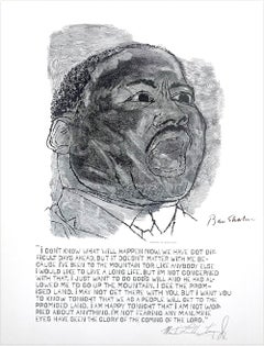 MARTIN LUTHER KING JR. « I Have A Dream »:: portrait en noir et blanc:: droits civiques