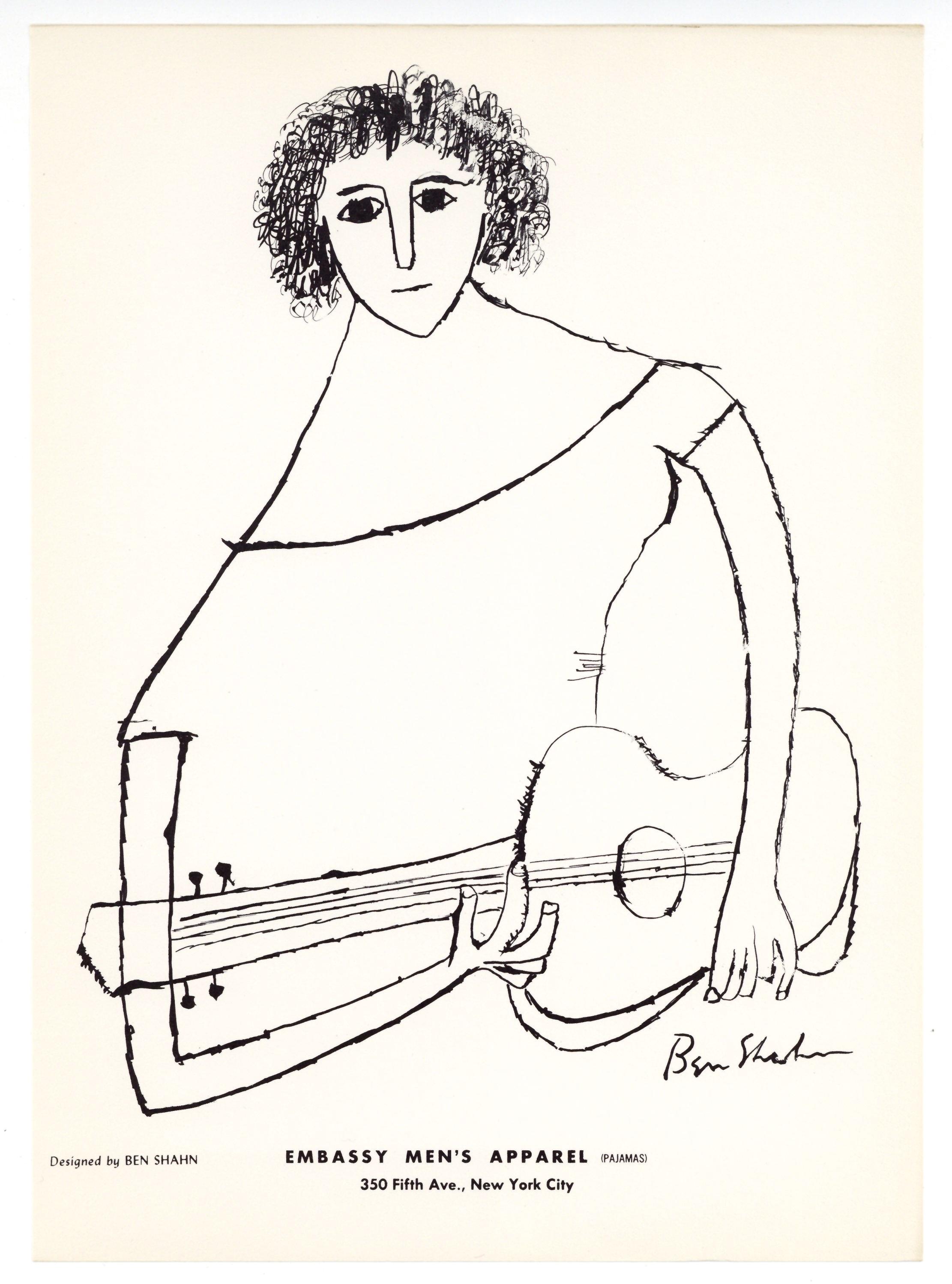 original lithograph - Print by Ben Shahn