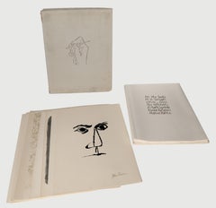 Rilke Portfolio by Ben Shahn, 21 Lithographs in Portfolio Case