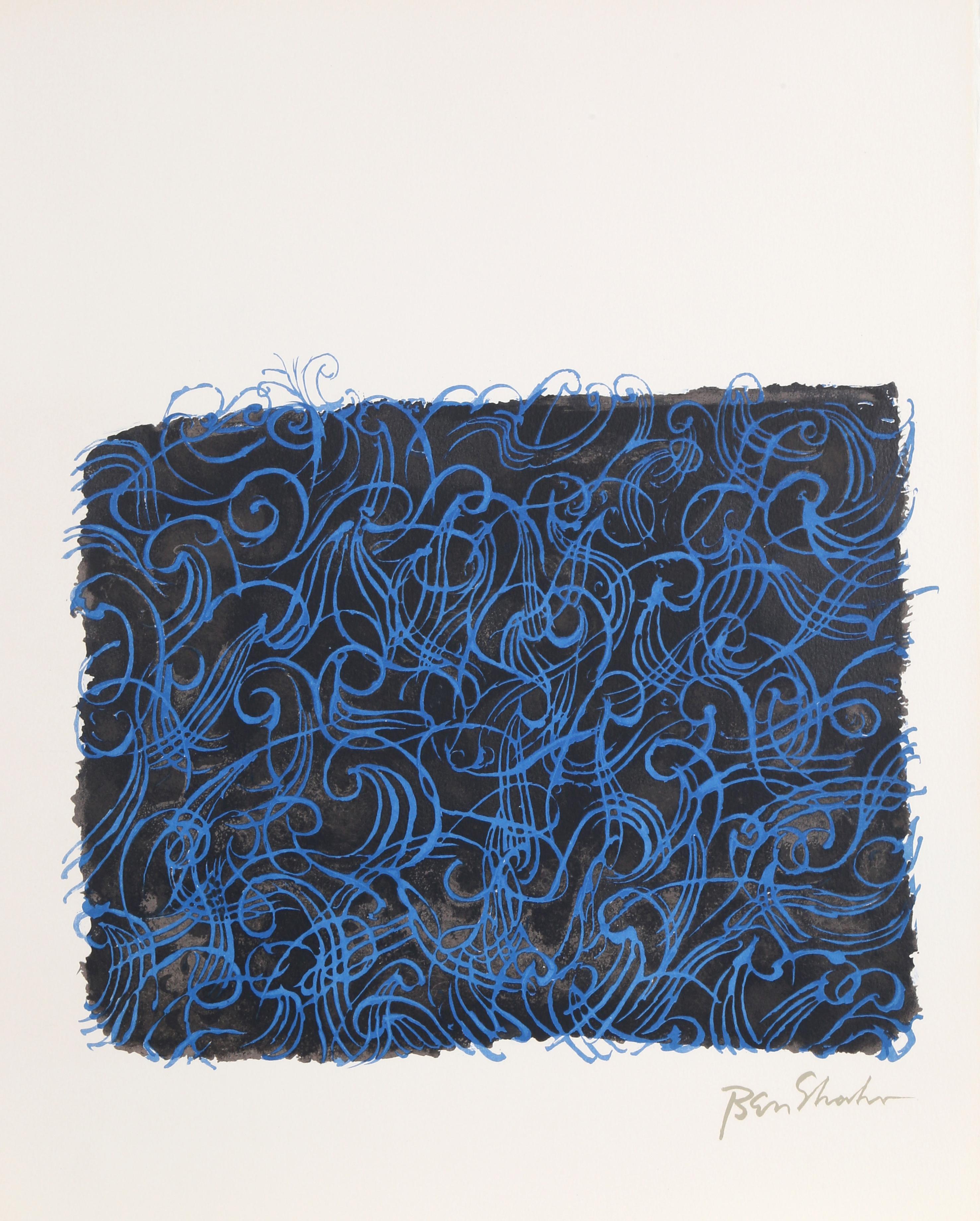 Künstler: Ben Shahn, Amerikaner (1898 - 1969)
Titel: Das Meer selbst aus der Rilke-Mappe
Jahr: 1968
Medium: Lithographie auf Arches, in der Platte signiert
Auflage: 750
Größe: 22,5 x 17,75 Zoll (57,15 x 45,09 cm)

Druckerei: Atelier Mourlot Ltd, New