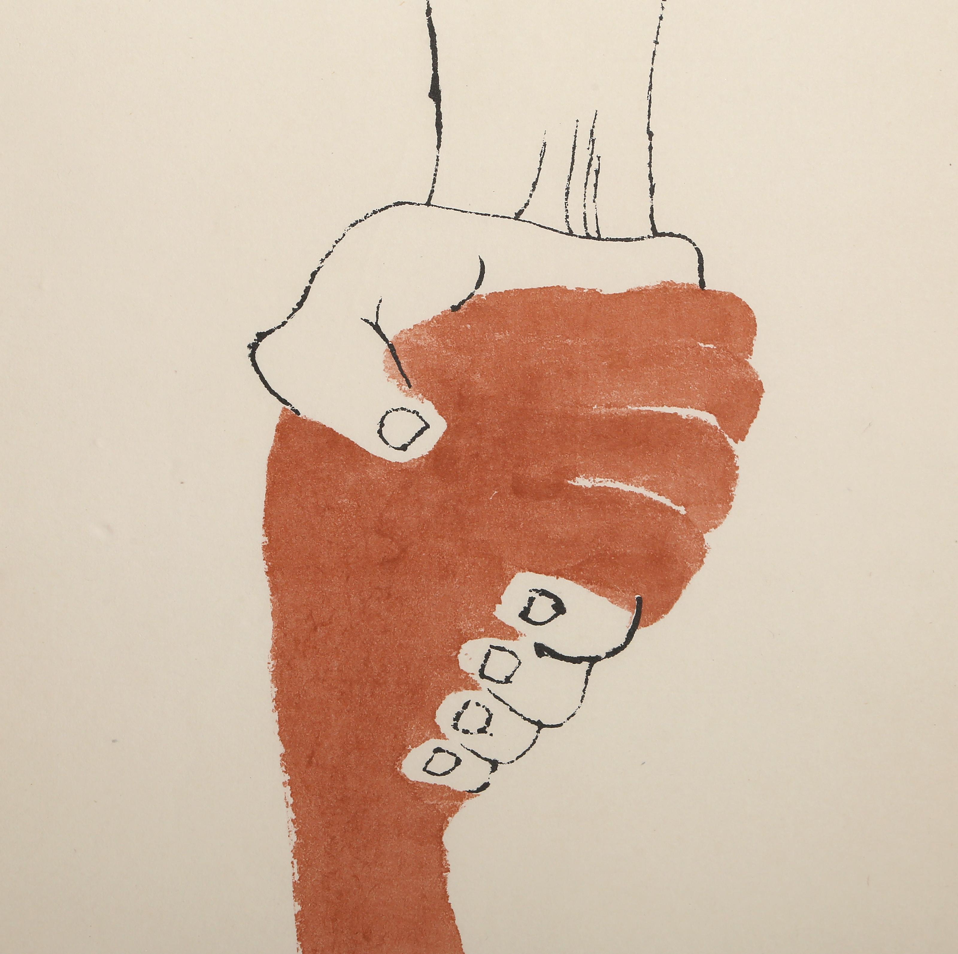 Thou Shalt Not Stand Idly By... from 9 Drawings, Modern Lithograph by Ben Shahn For Sale 2