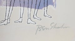 To Days of Childhood from the Rilke Portfolio, Lithograph by Ben Shahn