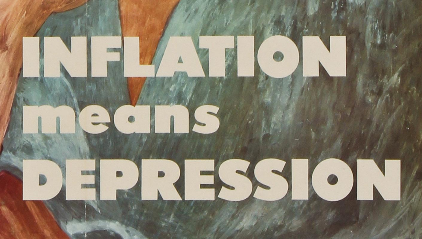 ATTENTION ! Registerez-vous, INFLATION signifie DEPRESSION - Réalisme américain Print par Ben Shahn