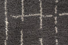 Ben Soleimani 12' x 15' Graphite / Silver Tapis marocain contemporain en laine