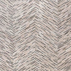 Ben Soleimani 12' x 15' Tapis contemporain en laine et cuir