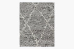 Ben Soleimani 12' x 15' Silver Mist Contemporary Moroccan Wool and Viscose Rug