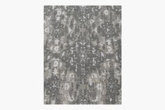 Ben Soleimani 6' x 9' Charcoal / Grey Traditional Wool and Viscose Rug