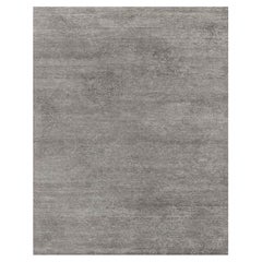 Ben Soleimani 6' x 9' Grey / Graphite Traditional Wool and Viscose Rug