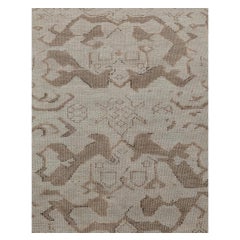 Ben Soleimani 6' x 9' Linen / Taupe Tappeto tradizionale in lana e viscosa