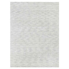 Ben Soleimani 8' x 10' Platinum / Cream Contemporary Wool and Viscose Rug