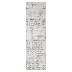 Ben Soleimani 8' x 10' Sand / Graphite Contemporary Moroccan Wool Rug
