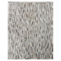 Ben Soleimani 8' x 10' Steel Contemporary Hide Rug