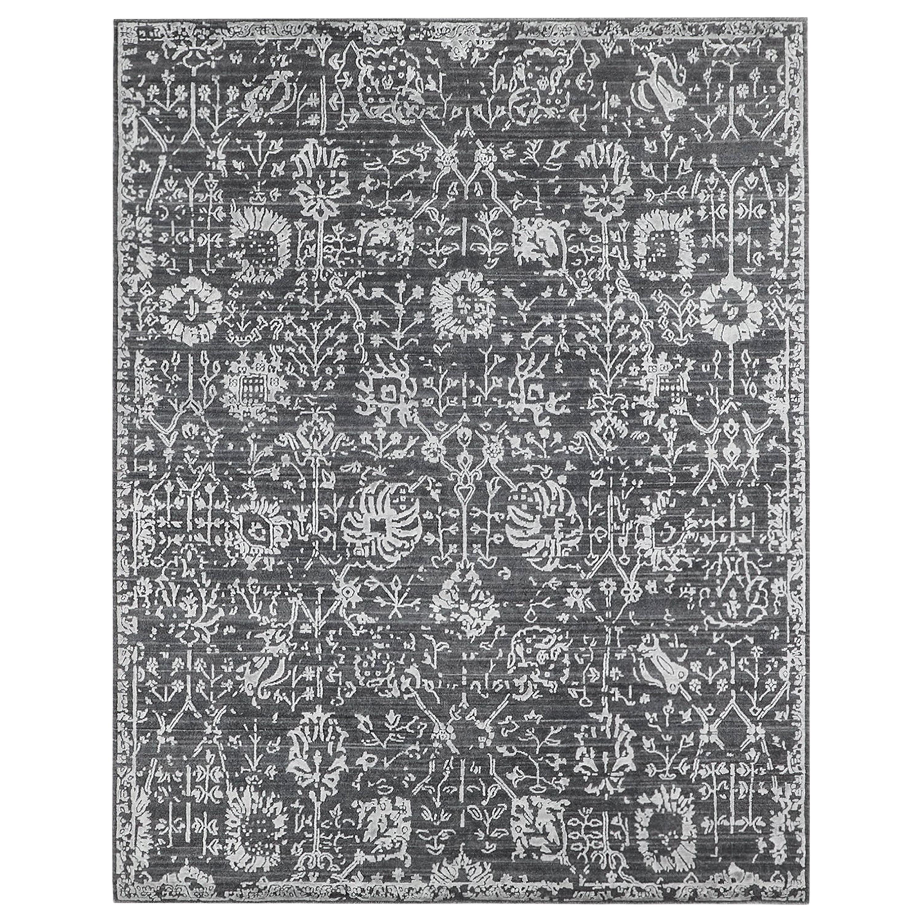 For Sale: Gray (Abra Carbon) Ben Soleimani Abra Rug 10'x14'