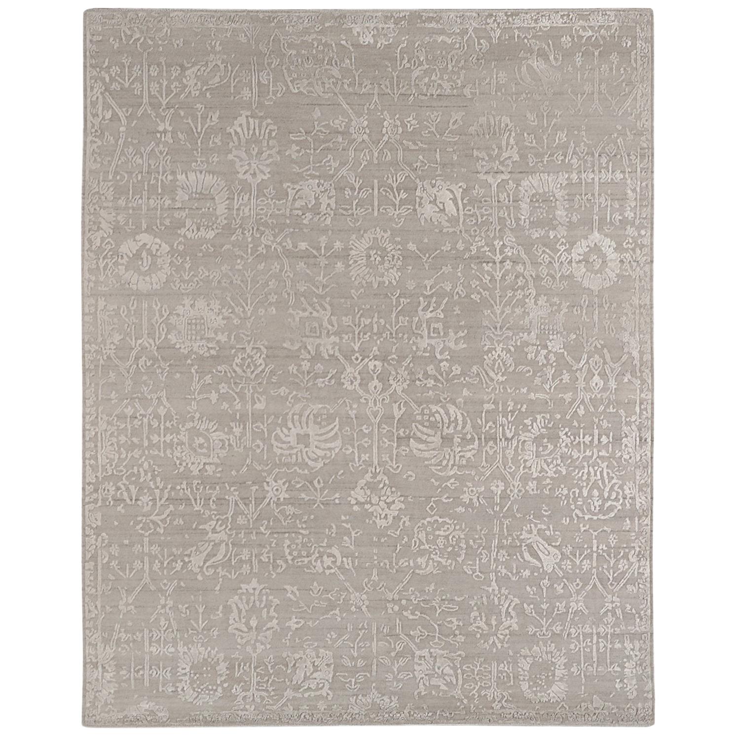 Ben Soleimani Abra Rug - Fog 9'x12' For Sale