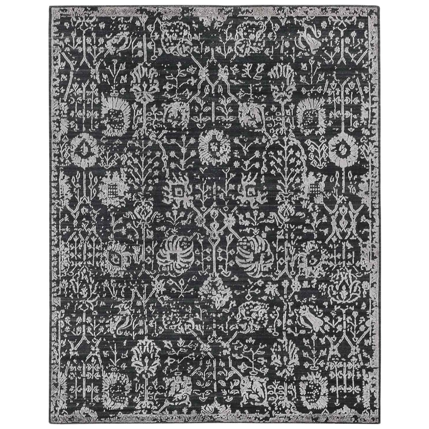 Ben Soleimani Abra Rug - Indigo 12'x15' For Sale