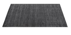 Ben Soleimani Alia Rug– Hand-woven Chevron Wool + Viscose Black/Gray 10'x14'