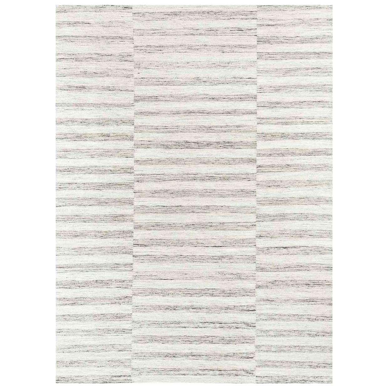 For Sale: Beige (Alterno Fog) Ben Soleimani Alterno Rug– Hand-woven Textured Soft Wool Sand 6
x9
