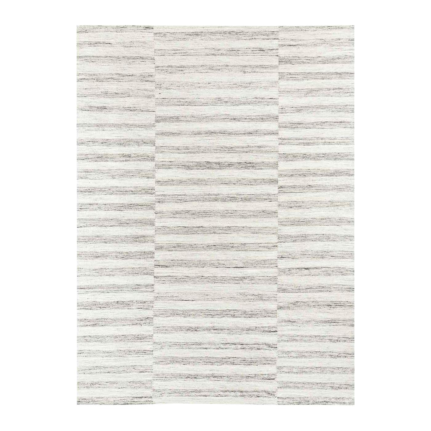 For Sale: Beige (Alterno Fog) Ben Soleimani Alterno Rug– Hand-woven Textured Soft Wool Sand 9'x12'