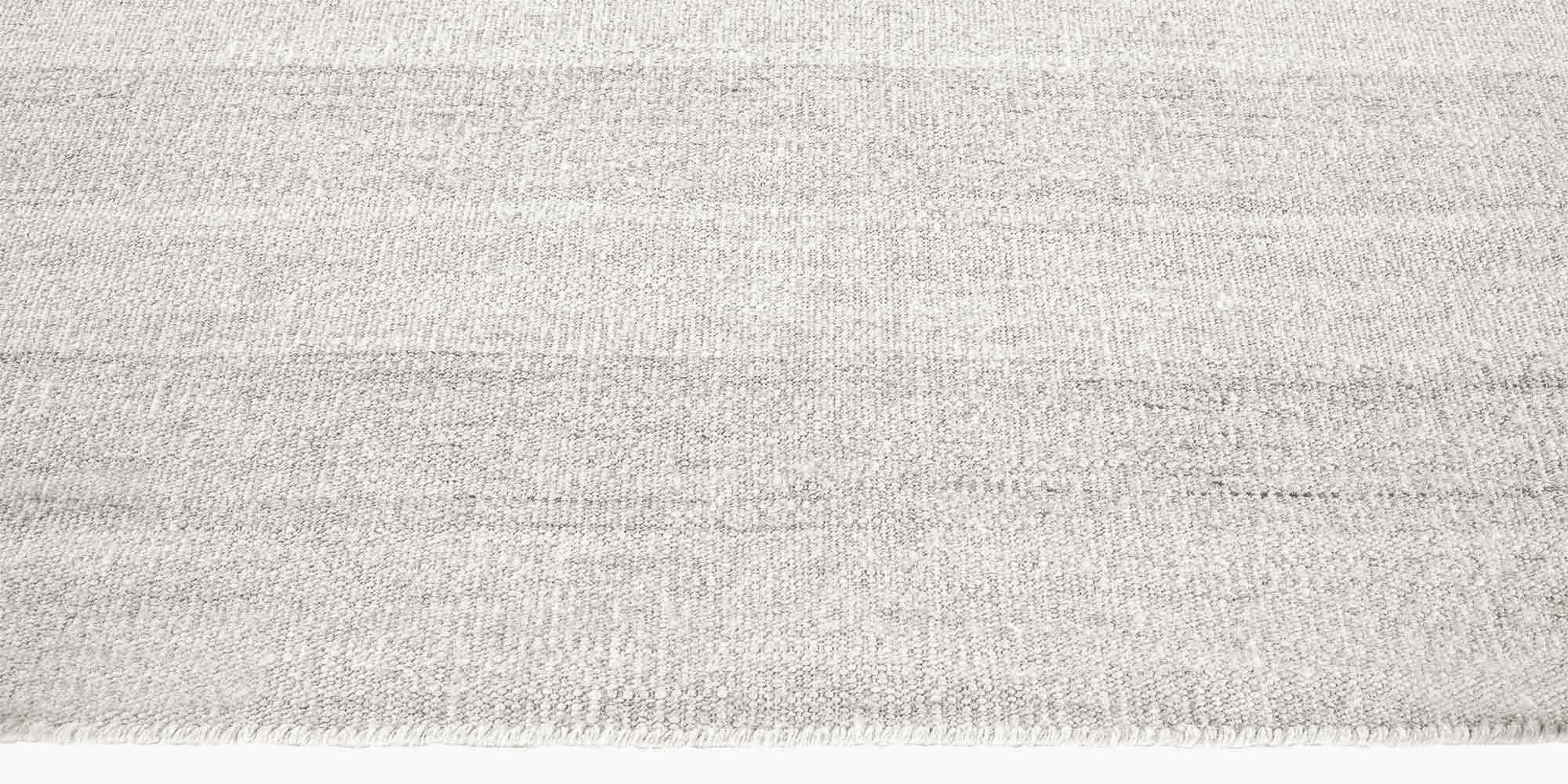 Modern Ben Soleimani Alterno Rug - Silver 9'x12' For Sale