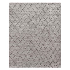 Ben Soleimani Arlequin Rug– Ultra-plush Hand-knotted Viscose Charcoal 8
x10
