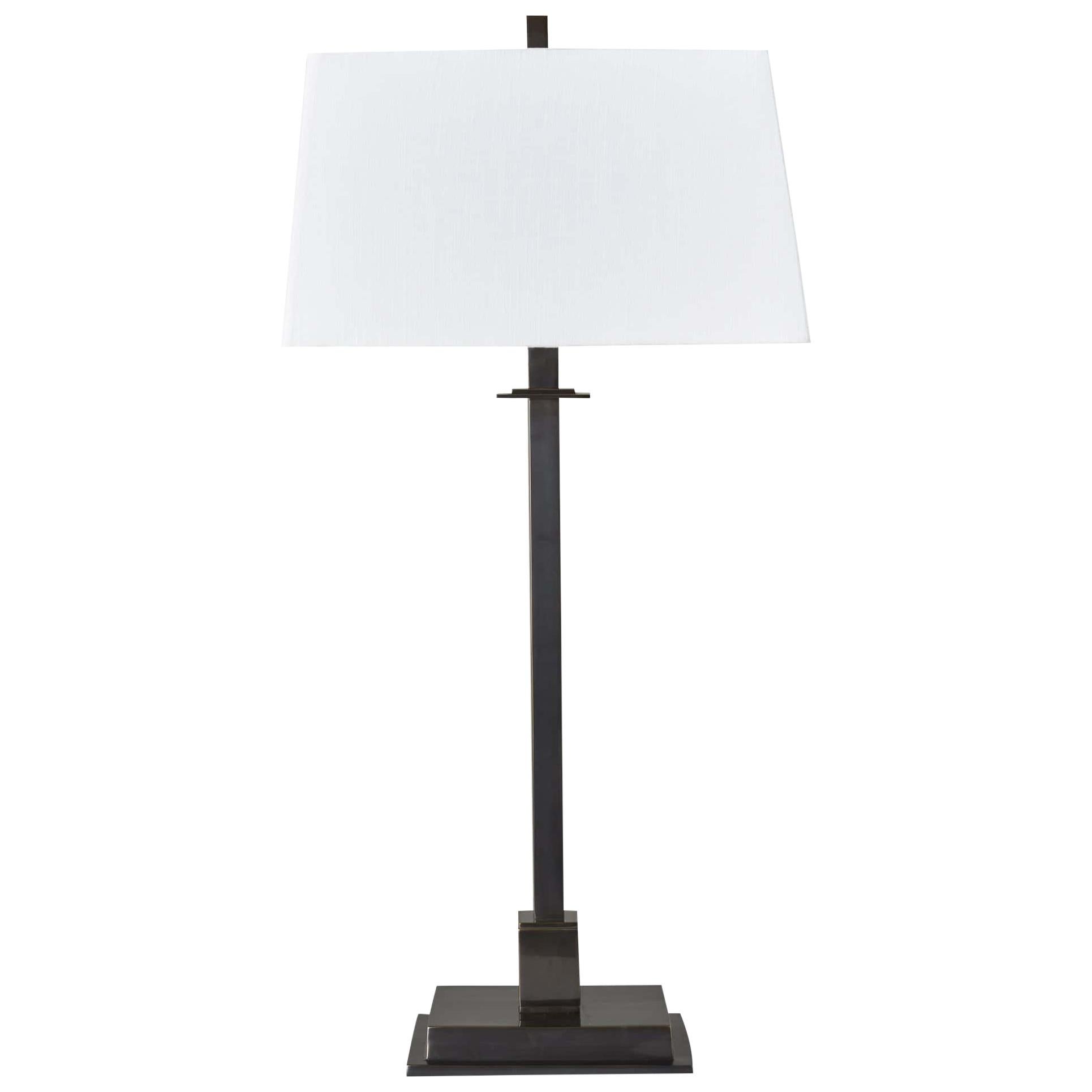 Ben Soleimani Ashton Lamp in Black Iron For Sale