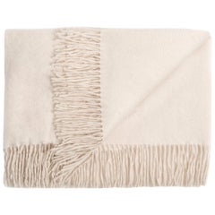 Used Ben Soleimani Cashmere Oversized Throw - Ivory