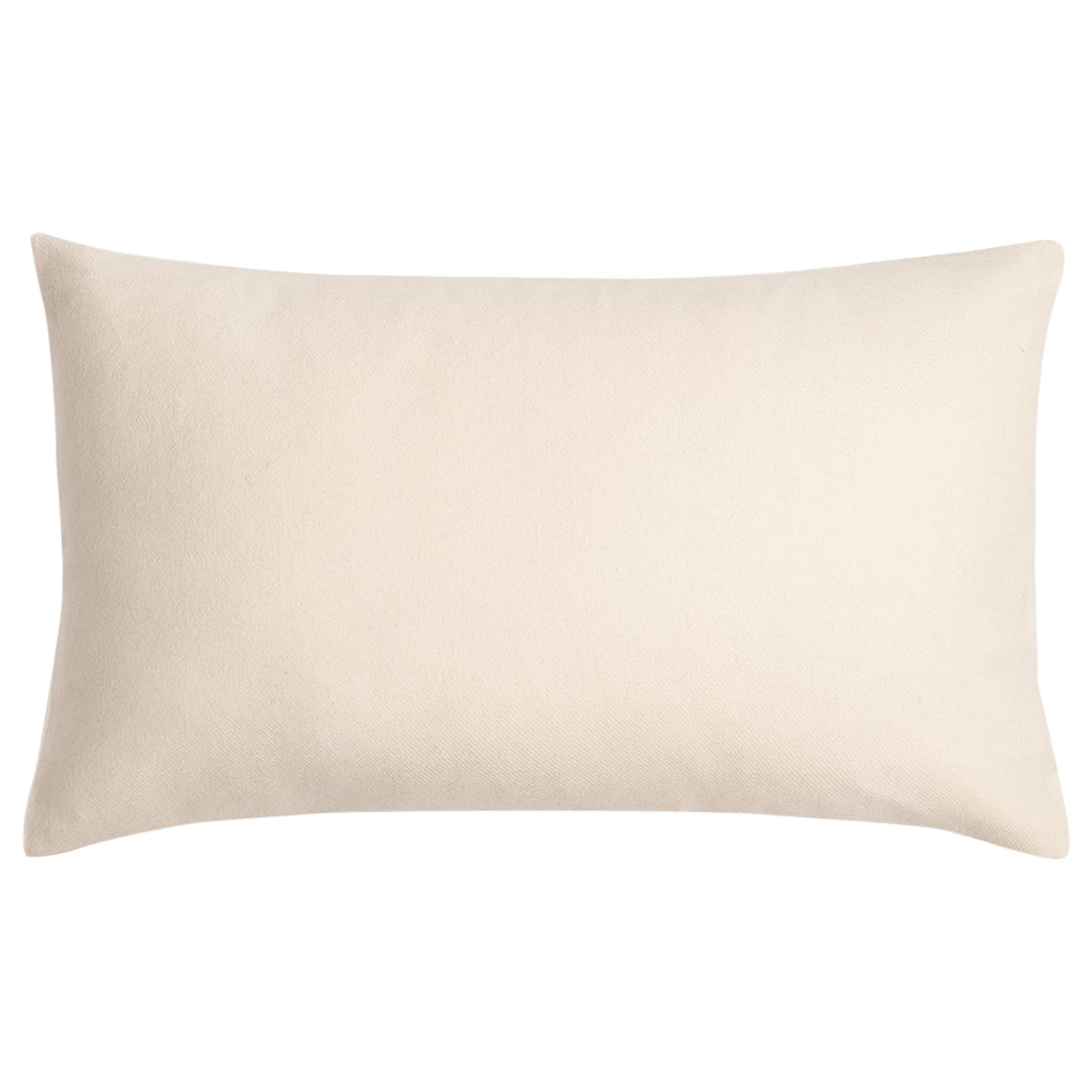 Ben Soleimani Cashmere Pillow Cover - Ivory 13"x21" For Sale
