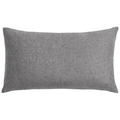 Ben Soleimani Cashmere Pillow - Grey 13"x21"