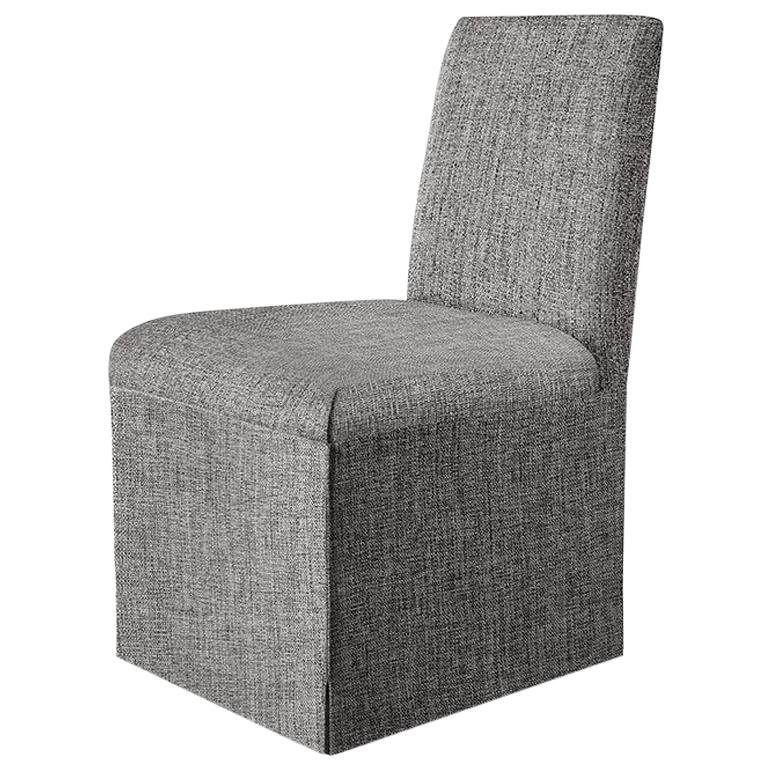 Ben Soleimani Ceres Dining Chair in Performance Mesh Basketweave - Wolf  For Sale