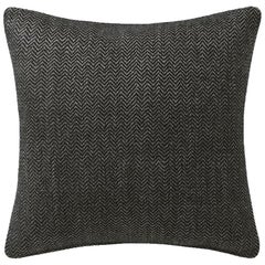 Ben Soleimani Chevron Pillow Cover - Dark Green 26"x26"