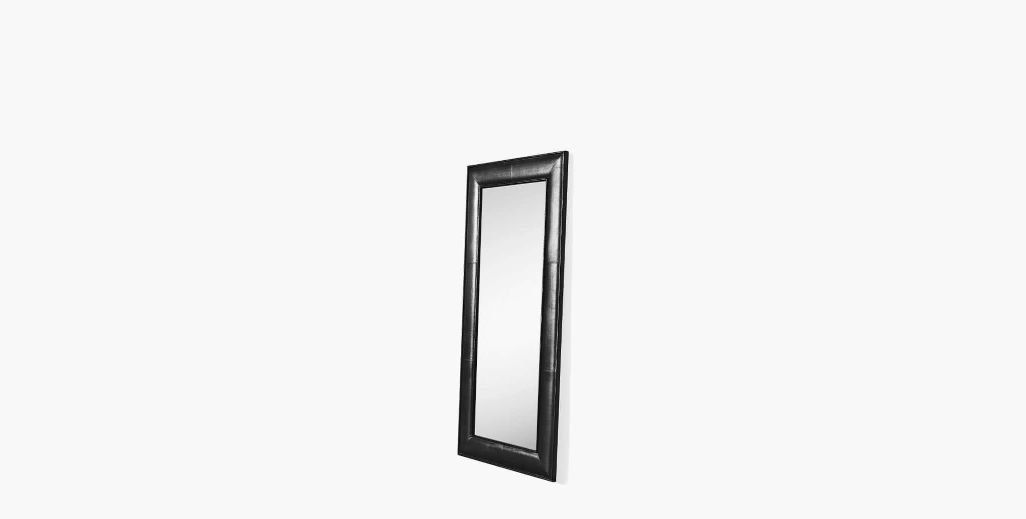 Our Clove Leather Wall Mirror is wrapped in genuine Italian leather, providing an element of luxury and warmth. Our handcrafted leathers and finishes are inspired by the natural variations within fibers, textures, and weaves. Each selection is