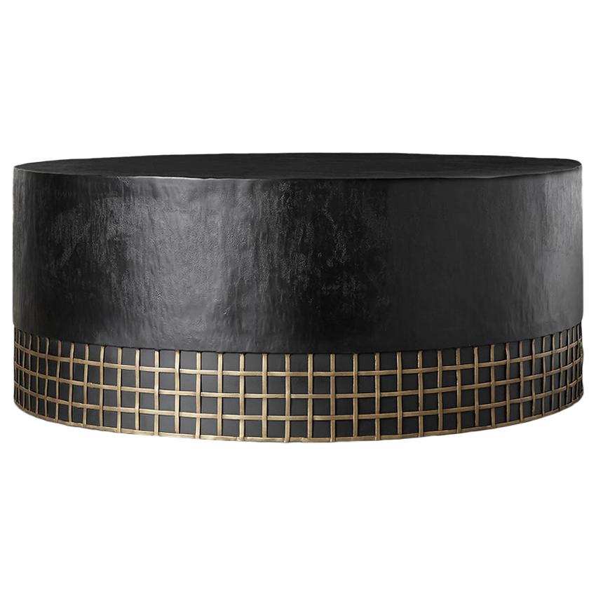 Ben Soleimani Crawford Round Coffee Table For Sale