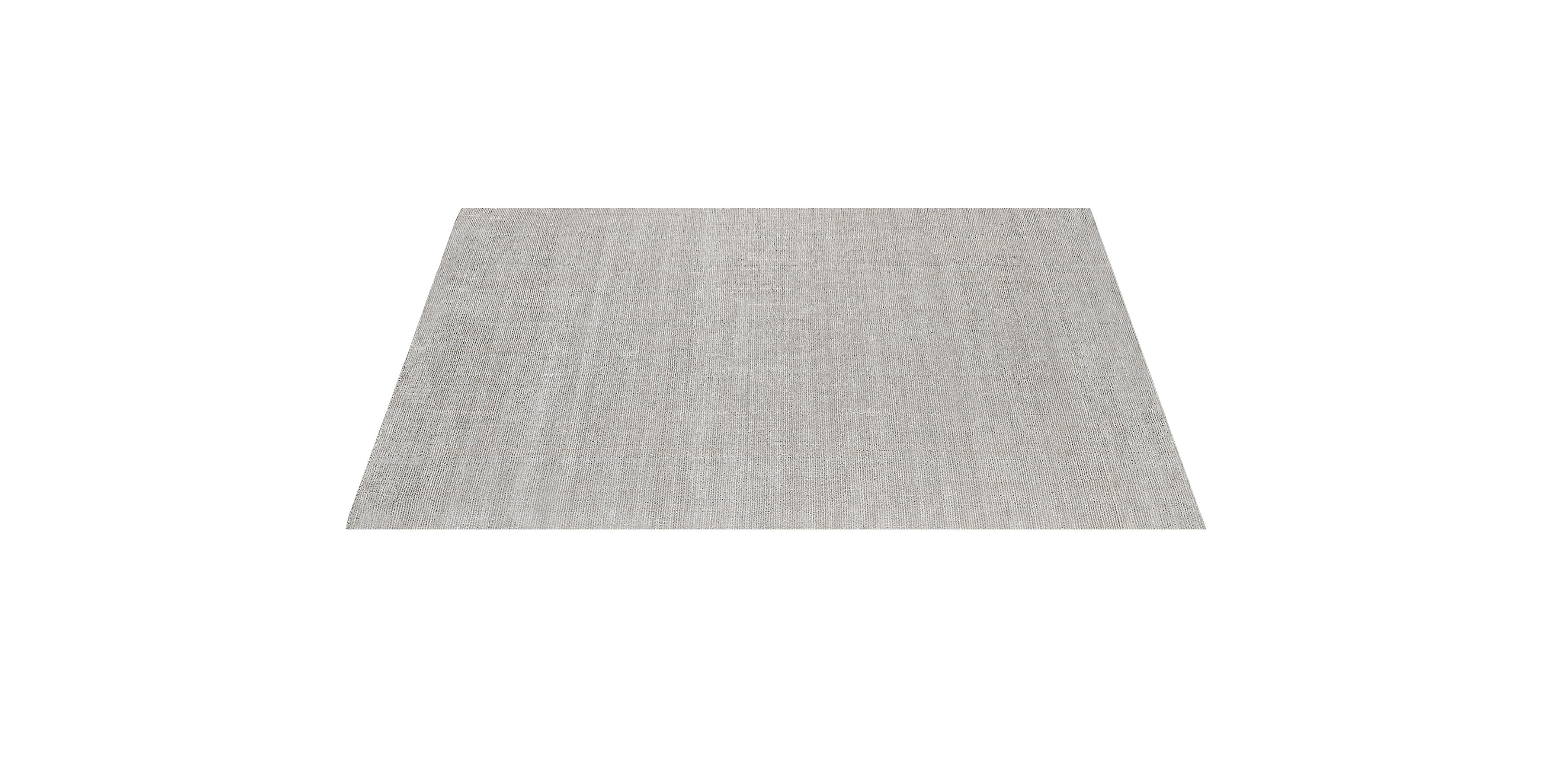 For Sale: Silver (Distressed Wool Platinum) Ben Soleimani Distressed Wool Rug 8'x10' 3