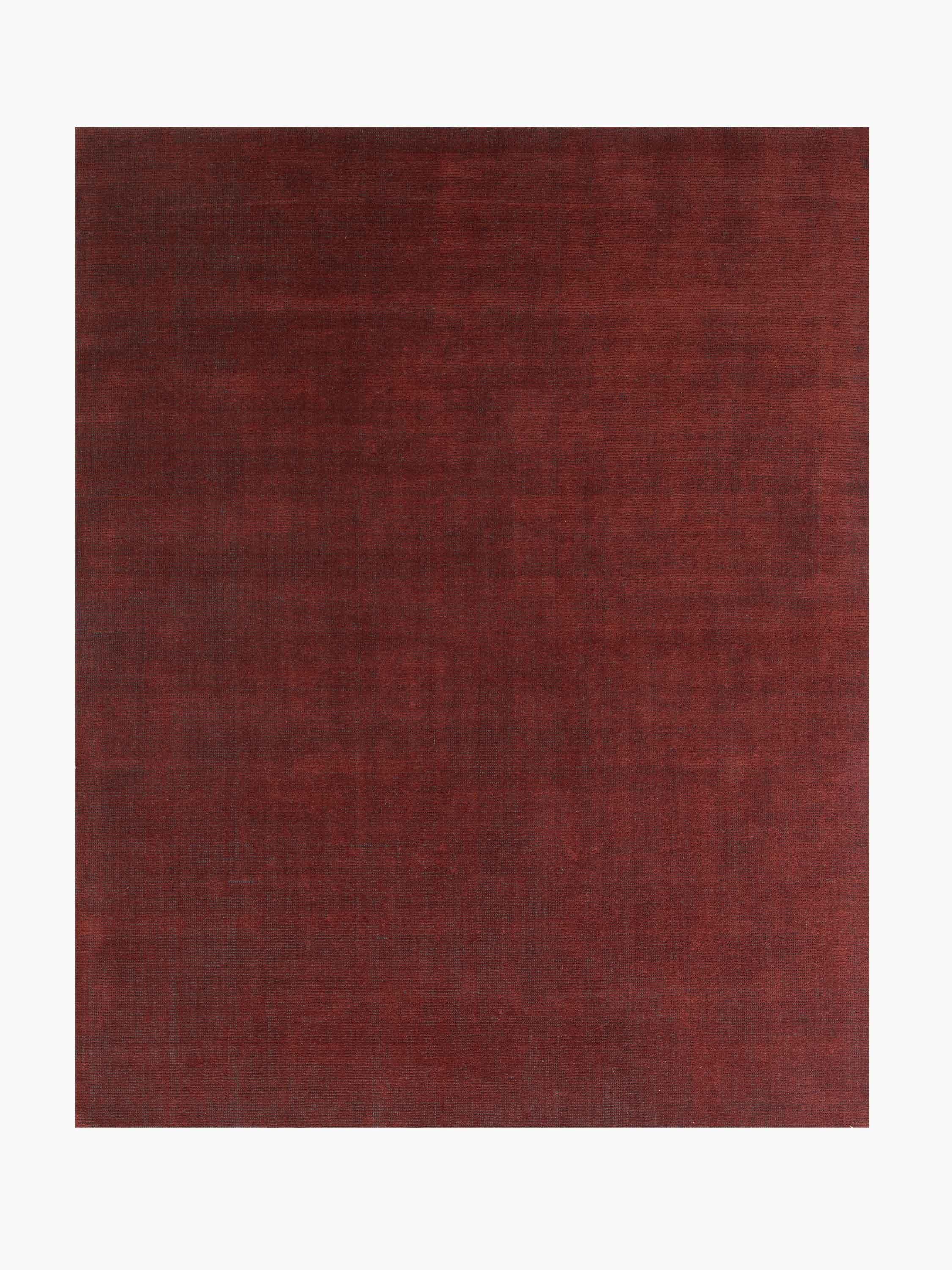 For Sale: Red (Distressed Wool Amber) Ben Soleimani Distressed Wool Rug 8'x10' 2