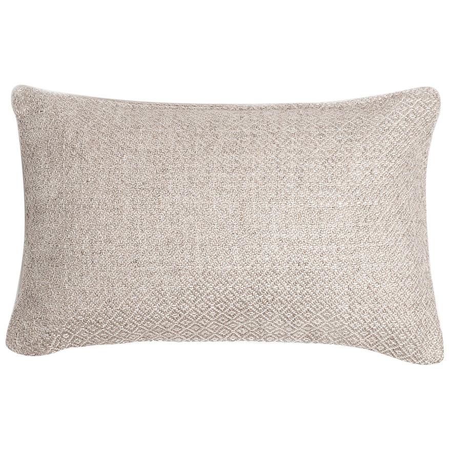 Ben Soleimani Double Diamond Pillow Cover - Ivory 13"x21" For Sale