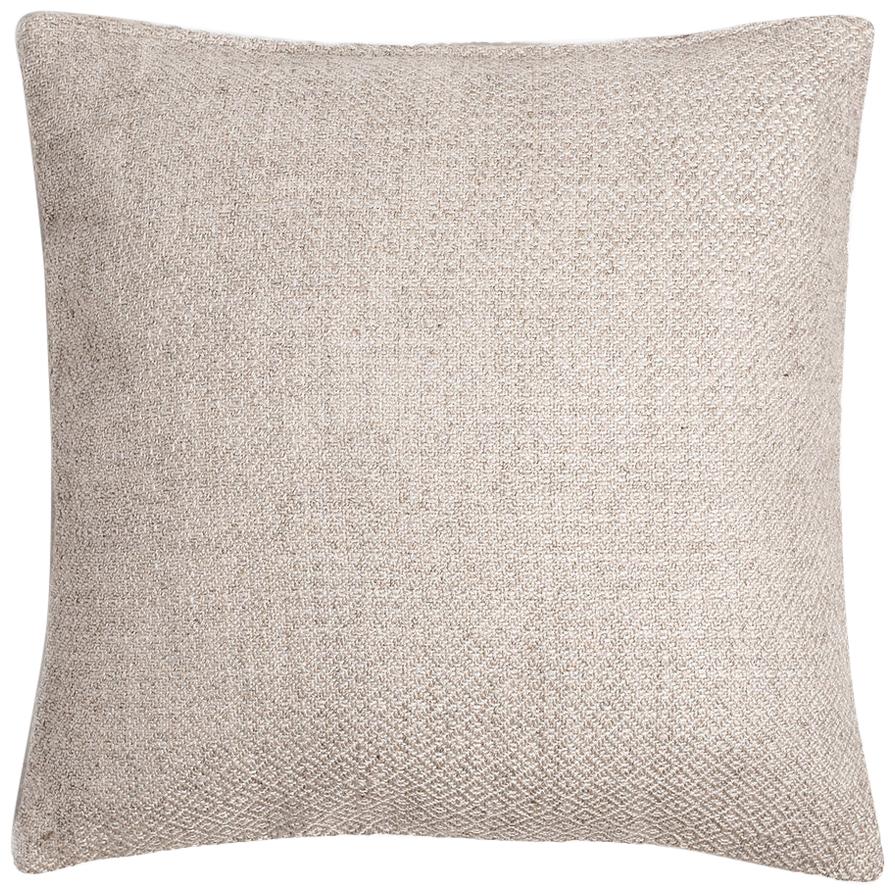Ben Soleimani Double Diamond Pillow Cover - Ivory 22"x22" For Sale